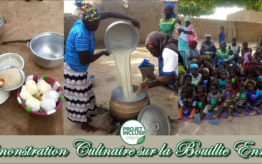 Amélioration de la santé nutritionnelle : démonstration culinaire sur la bouillie enrichie