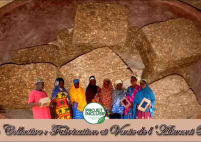 AGR collective à Sanga koba : fabrication et la commercialisation de l’aliment bétail « Kokokourou Nafama ».