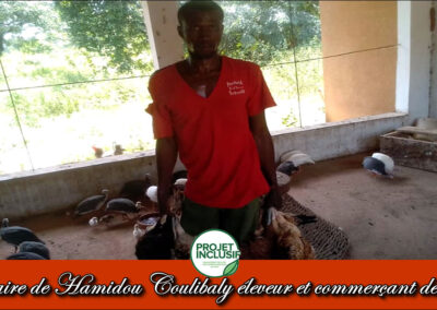 Itinéraire de Hamidou Coulibaly éleveur et commerçant de volaille.