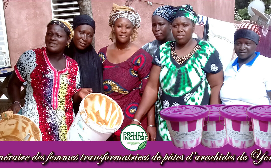 Itinéraire des femmes transformatrices de pâtes d’arachides de Yorosso.