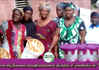Itinéraire des femmes transformatrices de pâtes d’arachides de Yorosso.